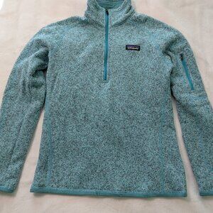 PATAGONIA BETTER SWEATER 1/4 ZIP PULLOVER - WMNS SZ M - EXCELLENT
